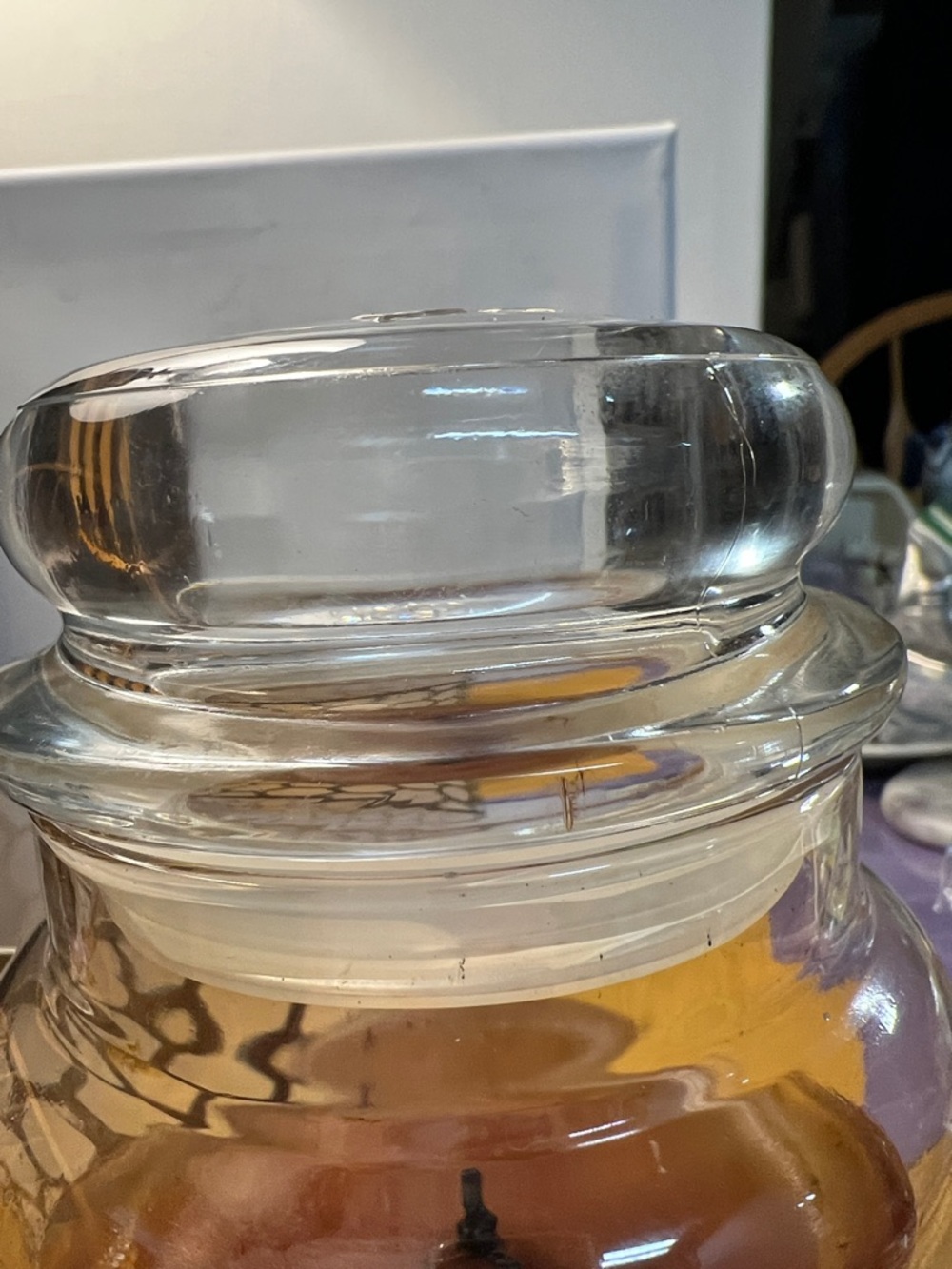 Yankee Candle Gray Honeycomb Metal Candle Shade, for 3” diameter open - Picture 10 of 11